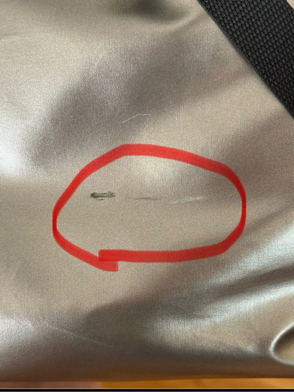 Prada Tessuto Metallic Technical Tote
